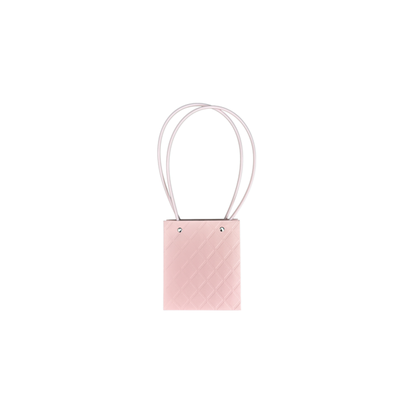 Torebka KK-1-3 - na kwiatek kwadrat - pink
