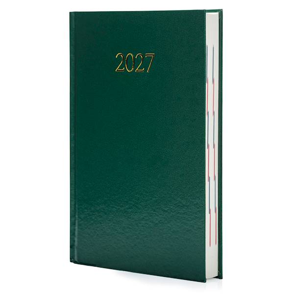 Kalendarz A5 2027 Smart Dzienny Zielony