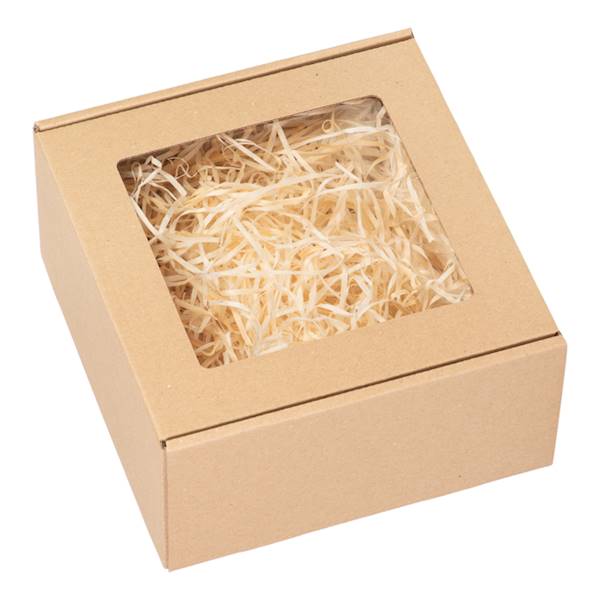 Gładki BOX-05 z okienkiem 200x200x100 - 10 szt