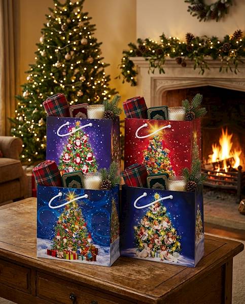 Torebki ozdobne T-6L set S-45 Exceptional trees
