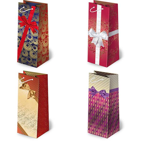 Torebki ozdobne AL-1 set 6 Kokardy Eleganckie