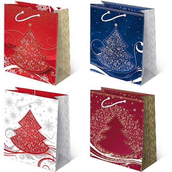 Torebki ozdobne T-8L set S-34 Elegant trees