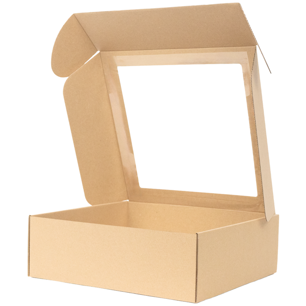 Gładki BOX-14 z okienkiem 300x300x100 - 10 szt