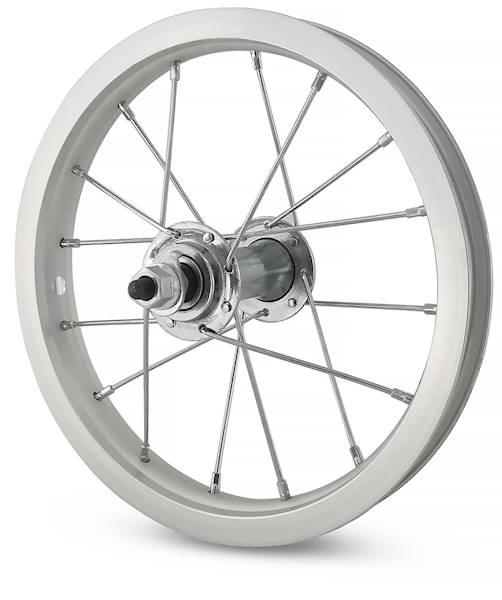 Koło 12" przód aluminium,  piasta stal