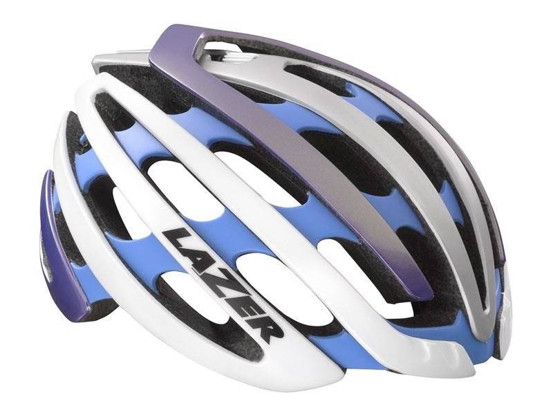 Kask Lazer Z1 szosowy L 58-61 cm niebiesko-srebrny