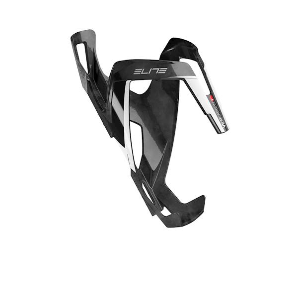 Koszyk bidonu Elite Vico Carbon/biały