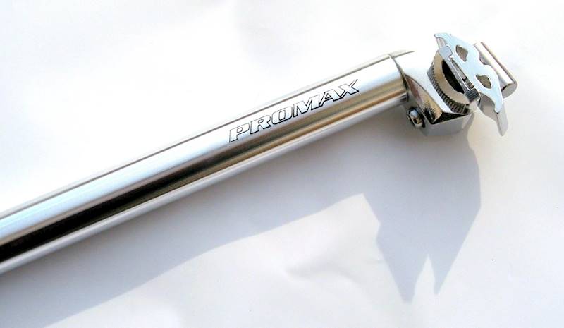 Wspornik siodła Promax 27,2x400mm srebrny