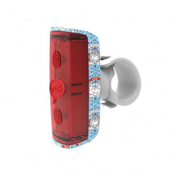 Lampa Knog Pop R tył błękitny	