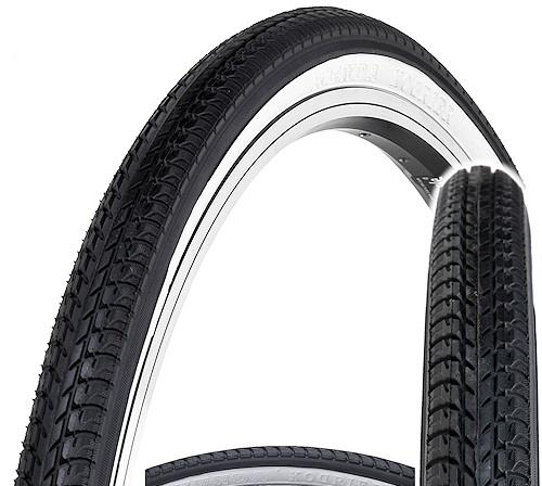 Opona Kenda 26"x1 3/8 K192 kourier biały bok