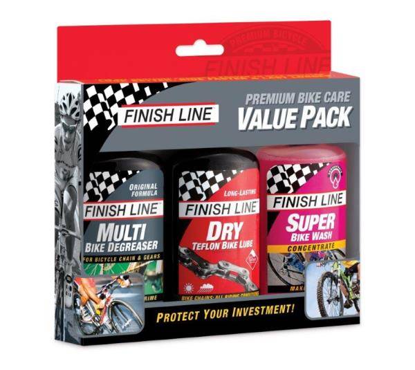 Zestaw Finish Line Premium Bike Care 3x120ml