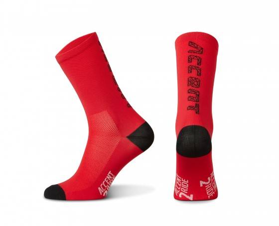 Skarpetki Accent Hero Long S (36-38) czerw-czar