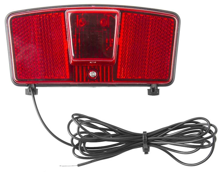 Lampa na bagażnik 2 ledy dynamo