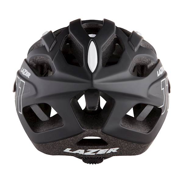 Kask Lazer J1 Mat Black White +Siatka +LED