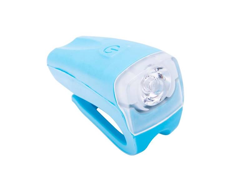 Lampa Romet JY-378FC 1-LED bateryjna niebieska