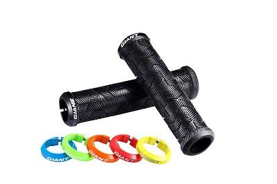 Gripy z podwójną obejmą Giant Tactal black/blue