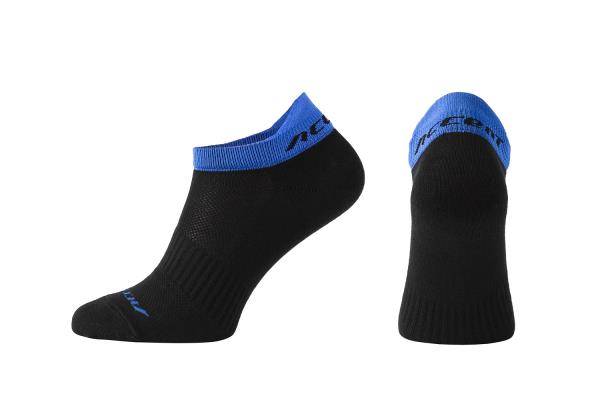 Skarpetki kolarskie Logo czarno-niebieskie L 42-44