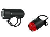 Lampa Knog Plug Twinpack przód+tył, czarny