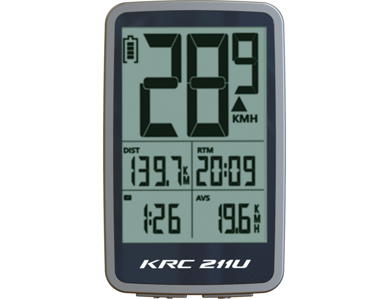 Licznik rowerowy KRC 211U, 11 funkcji, przew. USB