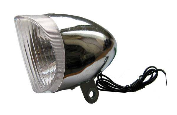Lampa przód Chrom Retro na dynamo