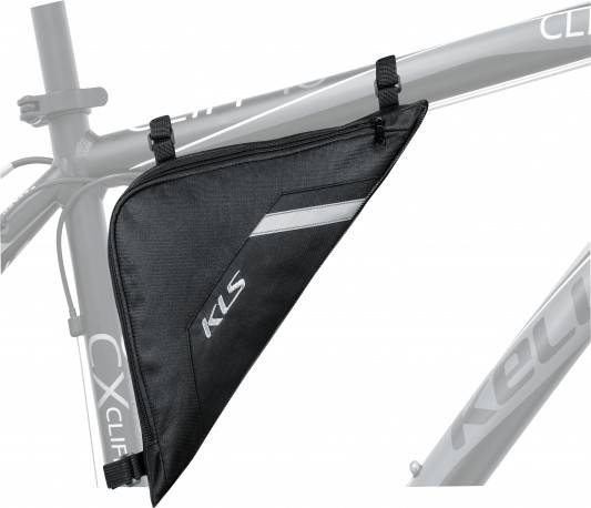 Torebka na ramę KLS TRIANGLE ECO, large, black