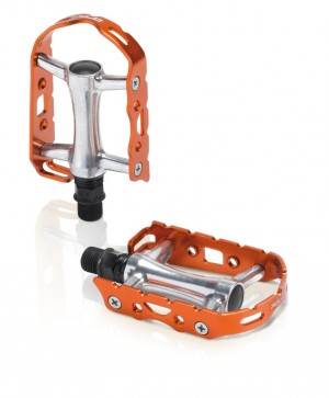 XLC MTB-Pedal Ultralight V PD-M15 srebrny/pomaranc