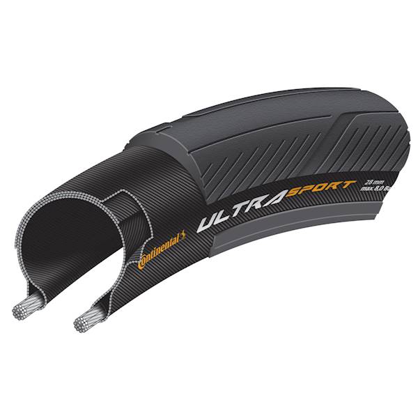 Opona Ultra Sport III PureGrip 700 x 23C Czarna Dr