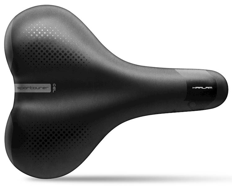 Siodło SPORTOURER KAALAM GEL żelowe+elastomery uni
