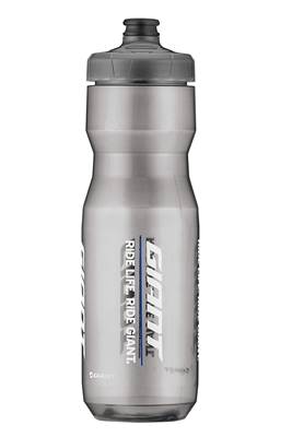 Bidon Giant DoubleSpring, 0,75L czarny przezroczys
