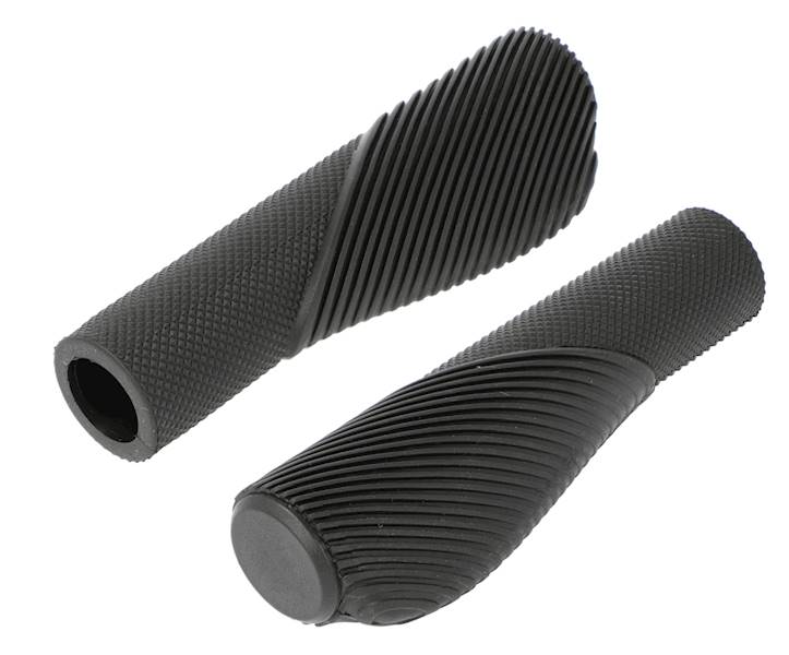 Chwyty kierownicy ergonomiczny 135 mm czarne