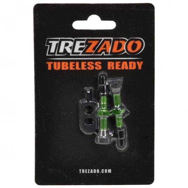 Zawór Trezado Presta 34mm d/Tubeless 2 szt. zielon