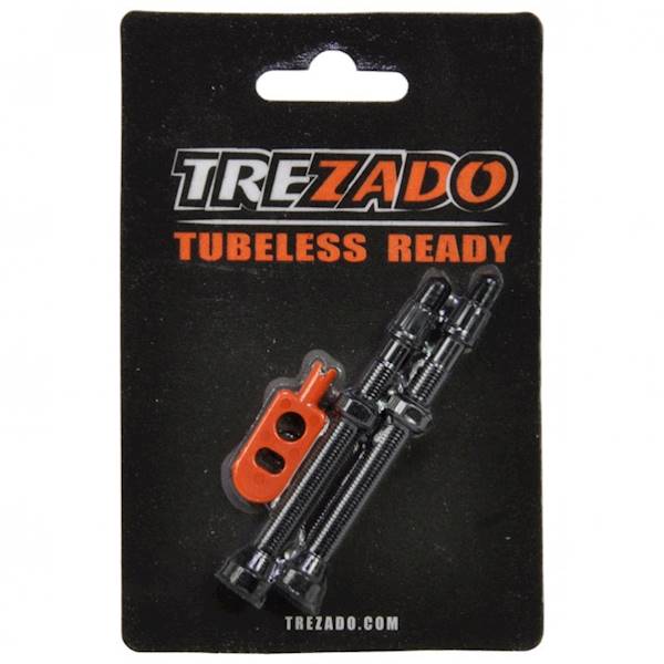 Zawór Trezado Presta 60mm d/Tubeless 2 szt. czarny