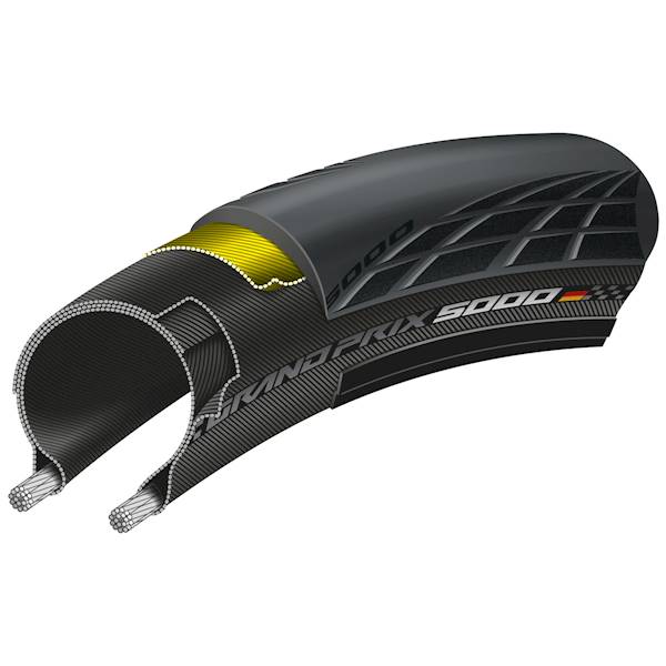 Opona Continental Grand Prix 5000 700x28C zwijana