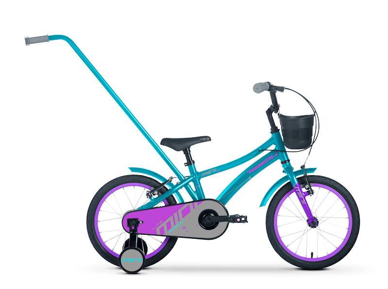 Rower Tabou 16" Mini Alu Lite turquoise/purple