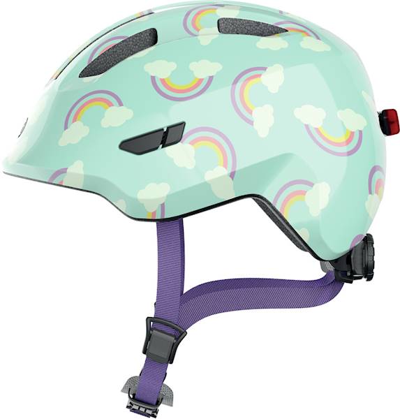 Kask Abus Smiley 3.0 (45-50cm) S blue rainbow LED