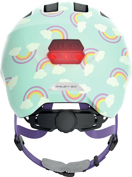 Kask Abus Smiley 3.0 (45-50cm) S blue rainbow LED