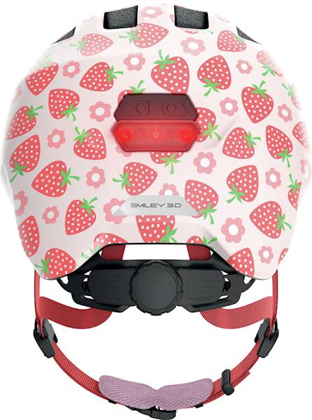 Kask Abus Smiley 3.0 (45-50cm) S rose strawber LED