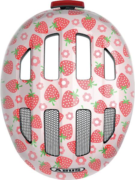 Kask Abus Smiley 3.0 (45-50cm) S rose strawber LED