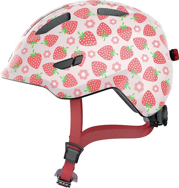 Kask Abus Smiley 3.0 (50-55cm) M rose strawber LED