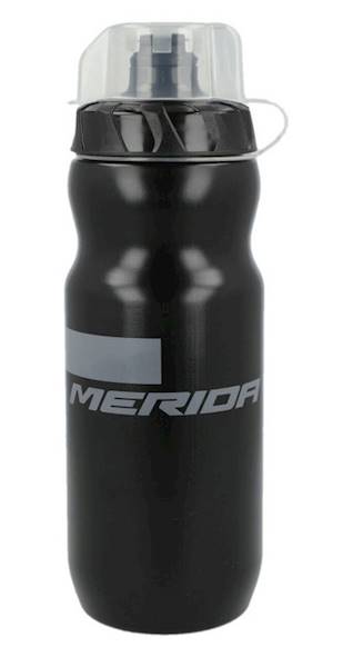 Bidon Merida 715 ml czarny z szarym z pokrywką