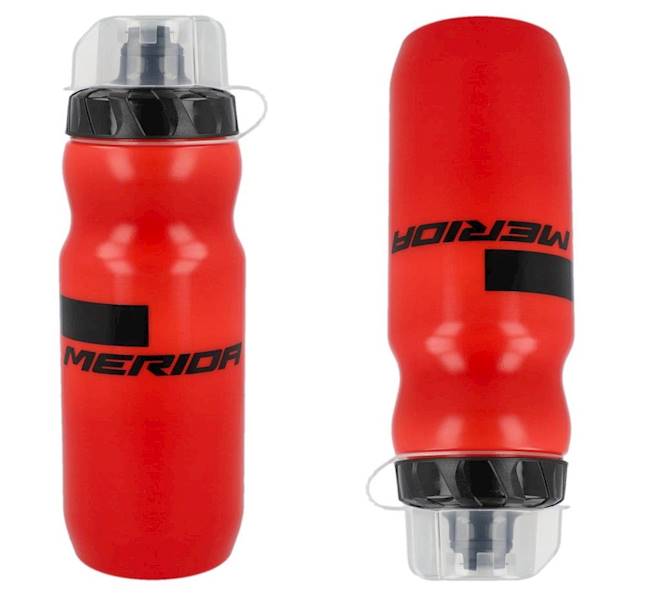 Bidon Merida 715 ml czerwony z pokrywką