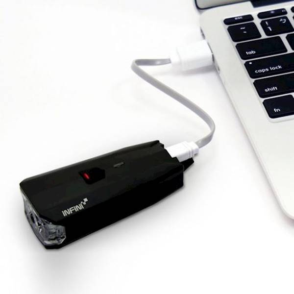 Lampka przód Infini Lava 500 Lite Black USB