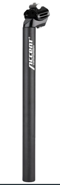 Wspornik siodła Accent SP-252 28.6mm/350mm czarny
