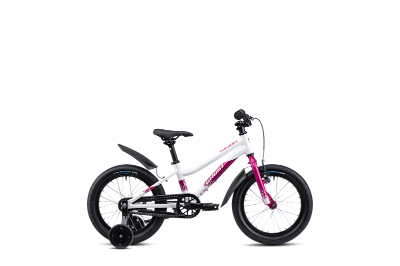 Rower Ghost Powerkid 16 AL white/magenta