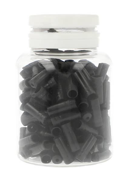 Końcówka pancerza przerzutki 4 mm czarna