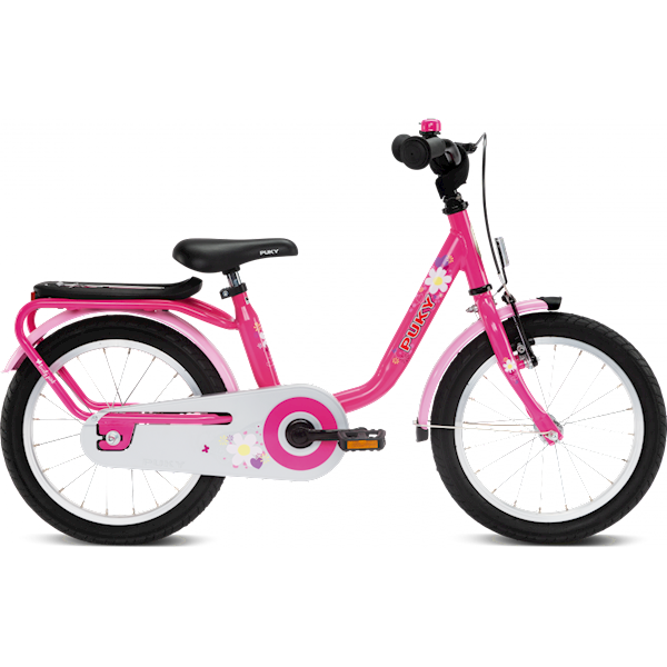 Rower dziecięcy Puky Steel 16 stalowy 16" różowy