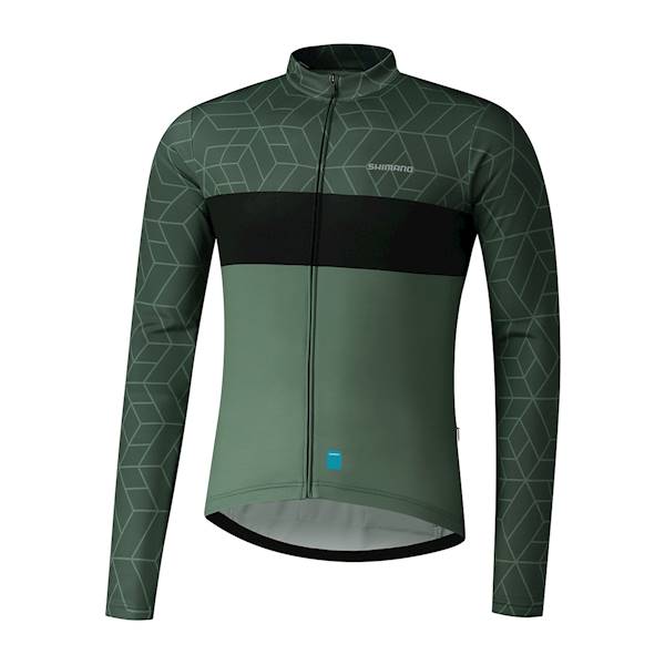 Shimano Bluza Vertex Printed Jersey Army Green XL