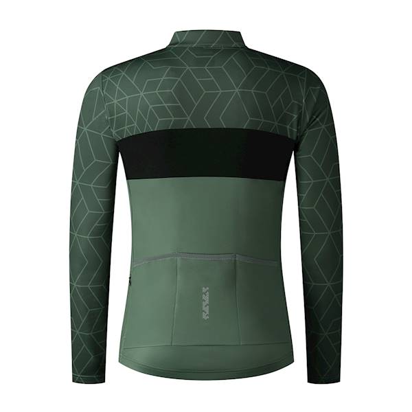 Shimano Bluza Vertex Printed Jersey Army Green XL