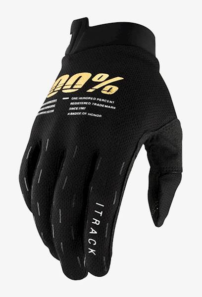 Rękawiczki 100% ITRACK Glove black roz. M 