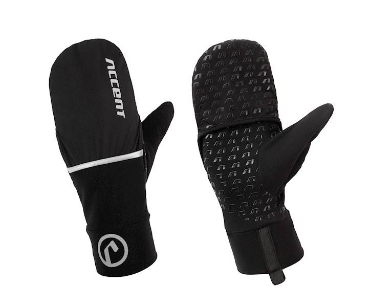 Rękawiczki Accent Thermal z pokrowcem czarne M