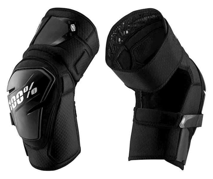 Ochraniacze na kolana 100% FORTIS black L/XL